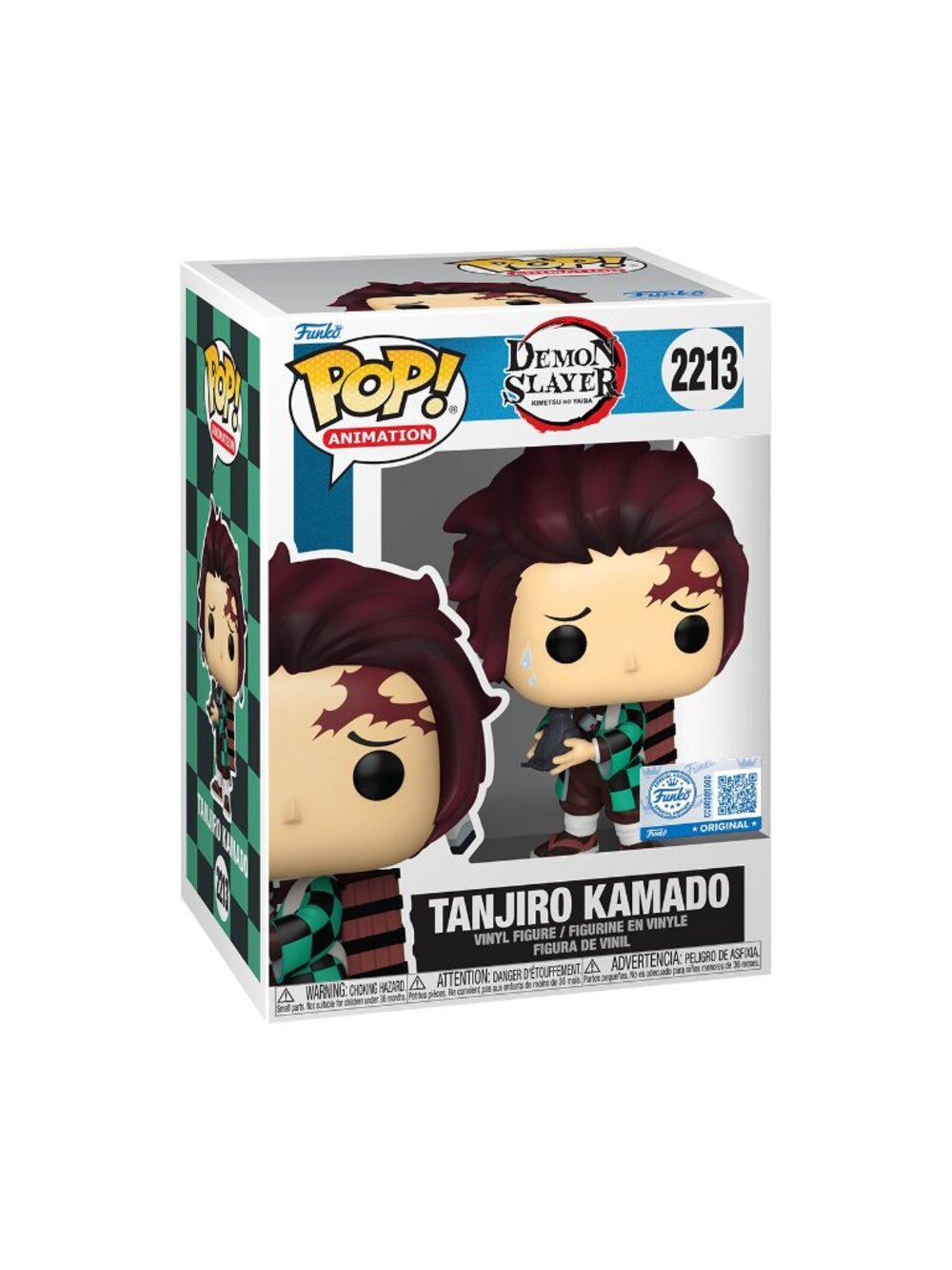 Funko POP! Anime Demon Slayer Tanjiro Kamado with Crow Exclusive #2213!